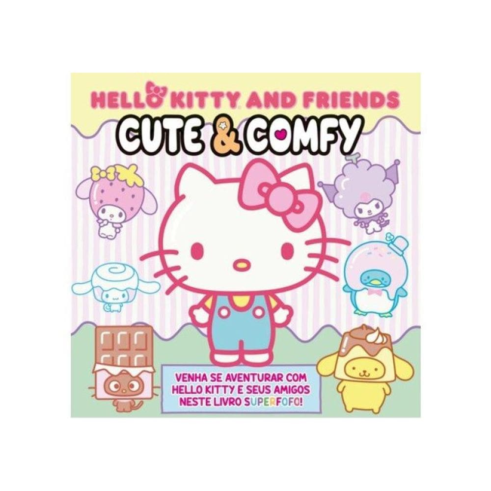 Hello Kitty And Friends - Cute & Comfy: Livro De Colorir Para Crianças
