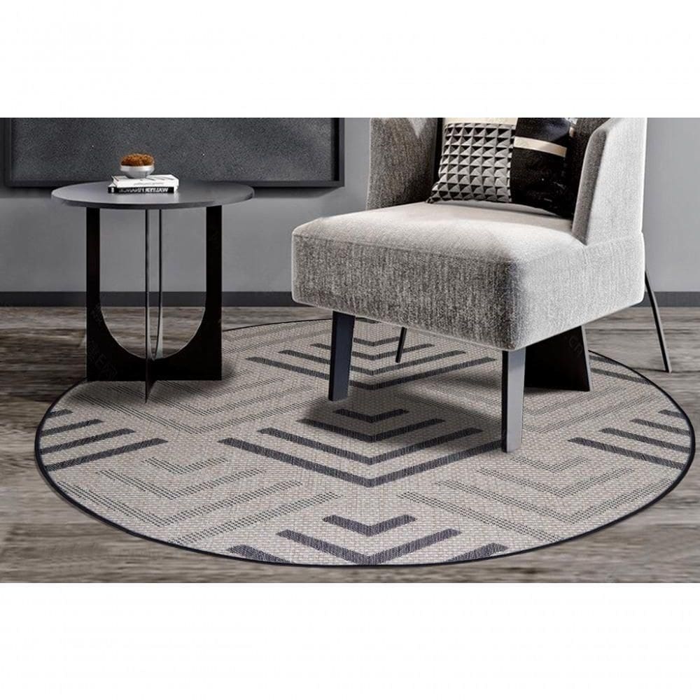 Tapete Redondo Natural Look Flecha B 150 Cm