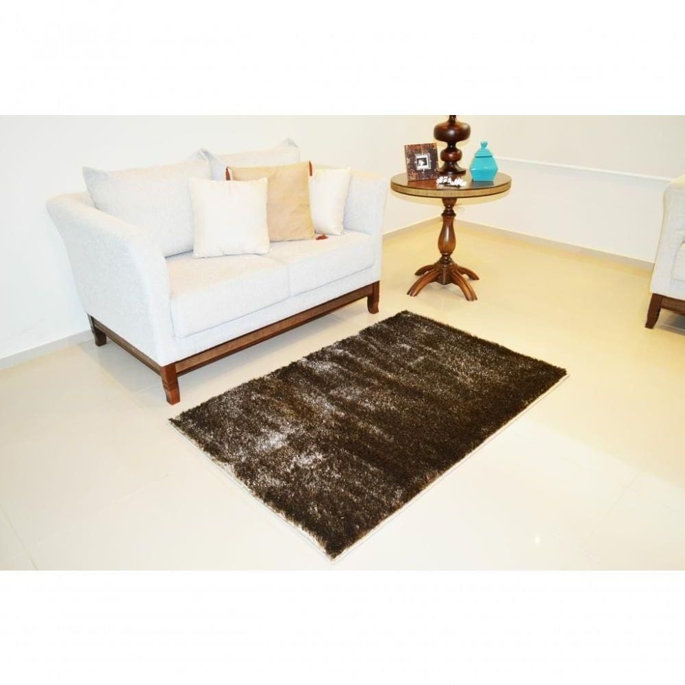 Passadeira Life Confort Shaggy 50mm Marrone 066x230 Cm