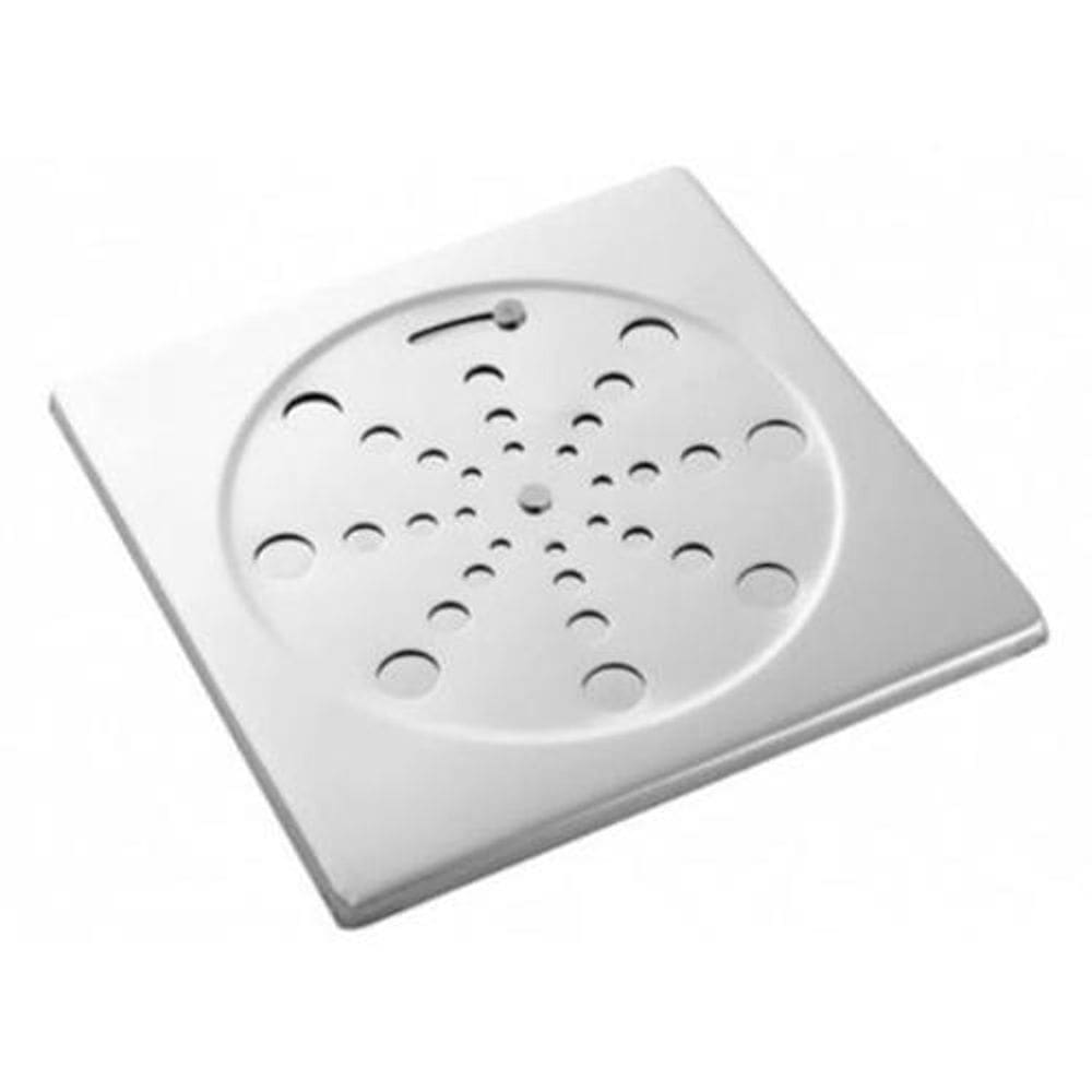 Grelha Quadrada Inox 150X150Mm Com Tampa Blukit