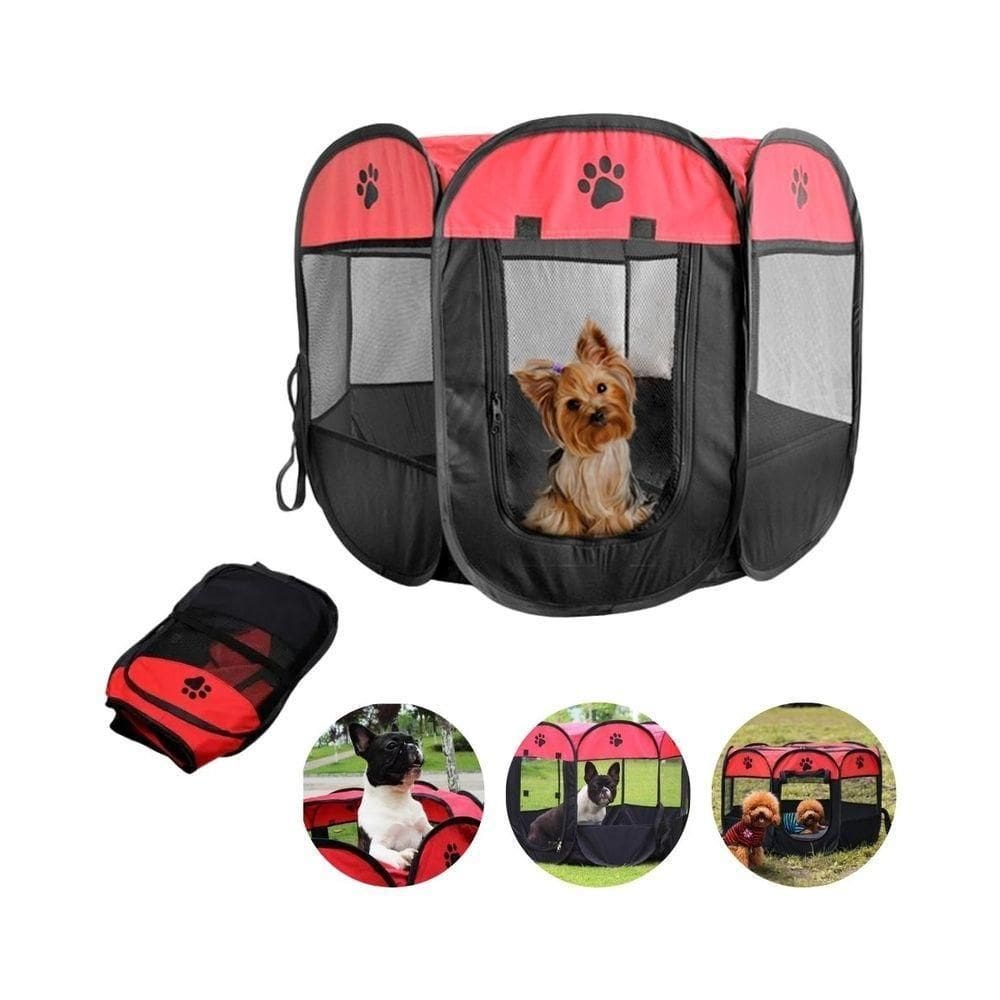 Cercado Pet Dobrável Cercadinho Cachorro Cães Porte Pequeno