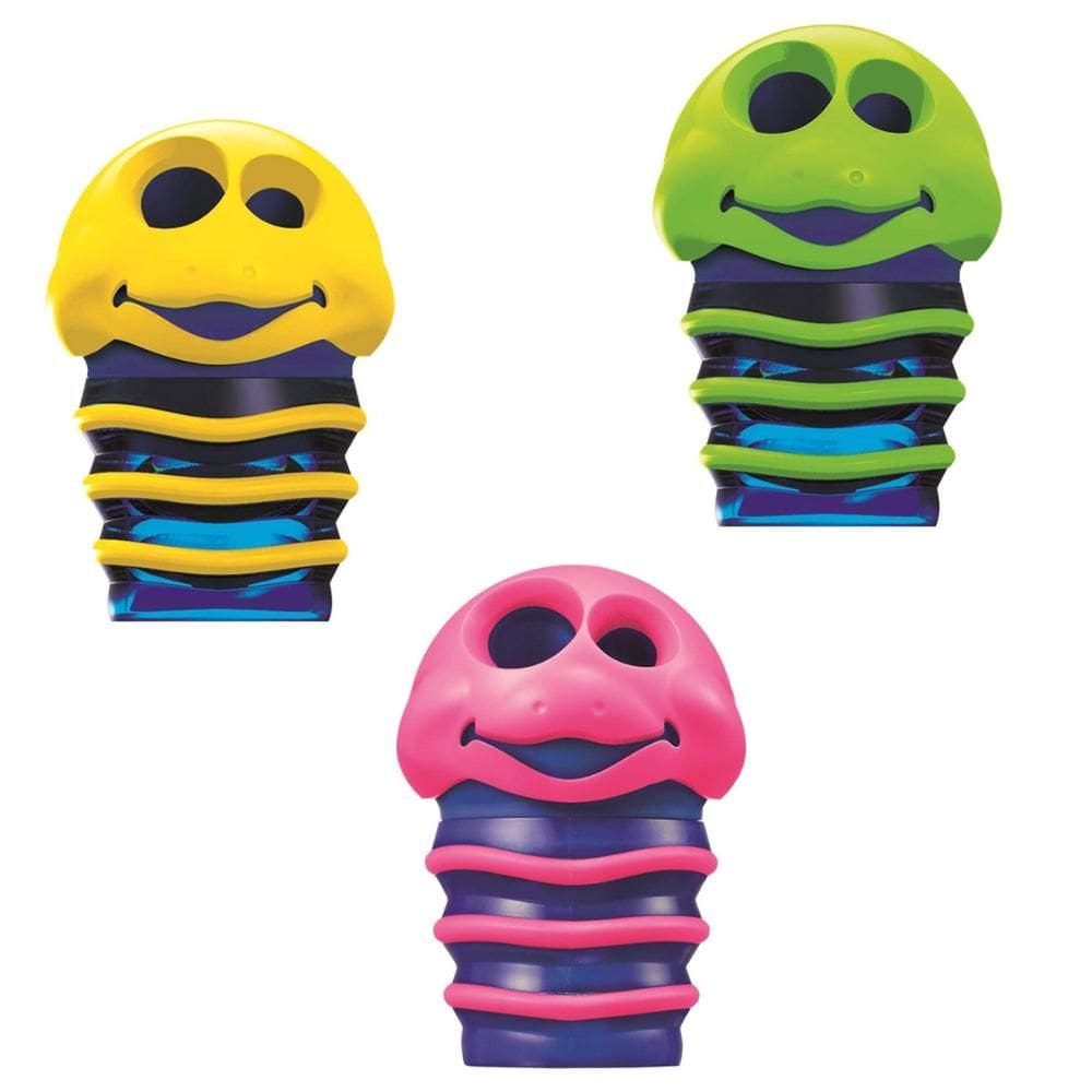 Apontador com coletor Croc Croc Lagarta 2 furos 001700 Maped