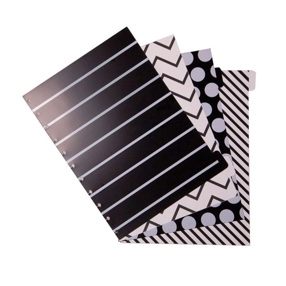 Divisória grande especial 4 abas estampadas CIDG4002