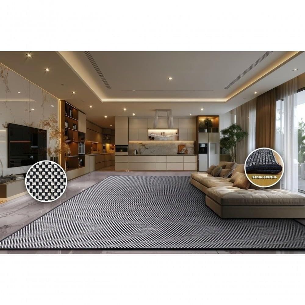 Tapete Artesanal Look Lirio Da Paz-b 200x300 Cm