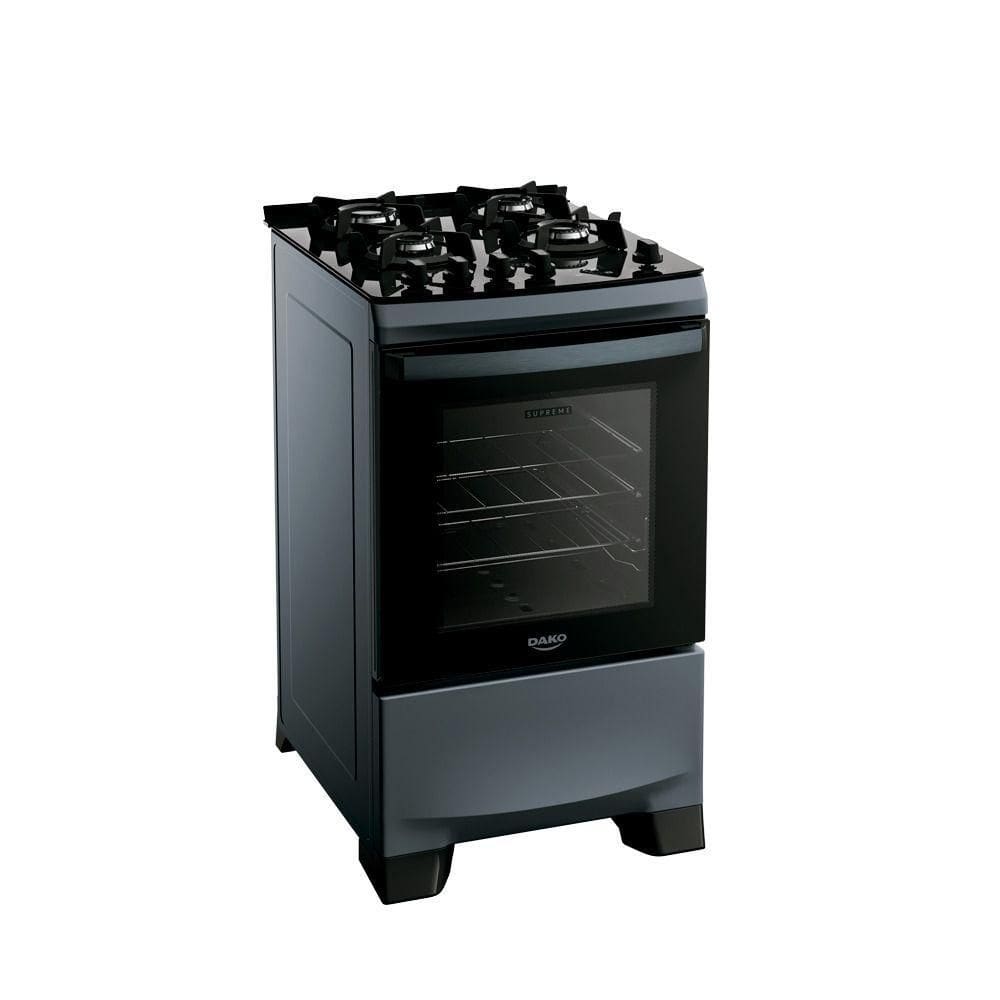 Fogão Dako Supreme Glass 4 Bocas Com Timer - Bivolt