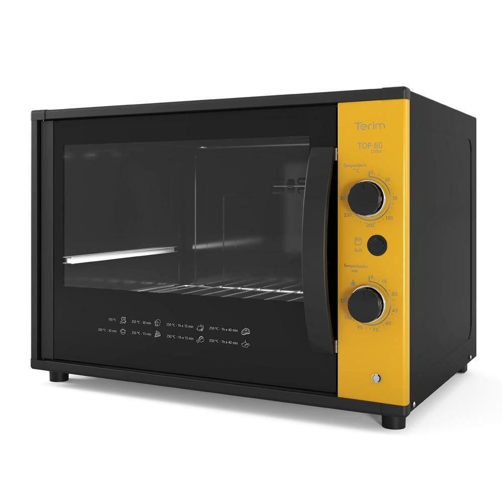 Forno Terim Elétrico Bancada Top 60 Collor 60LAmarelo220V