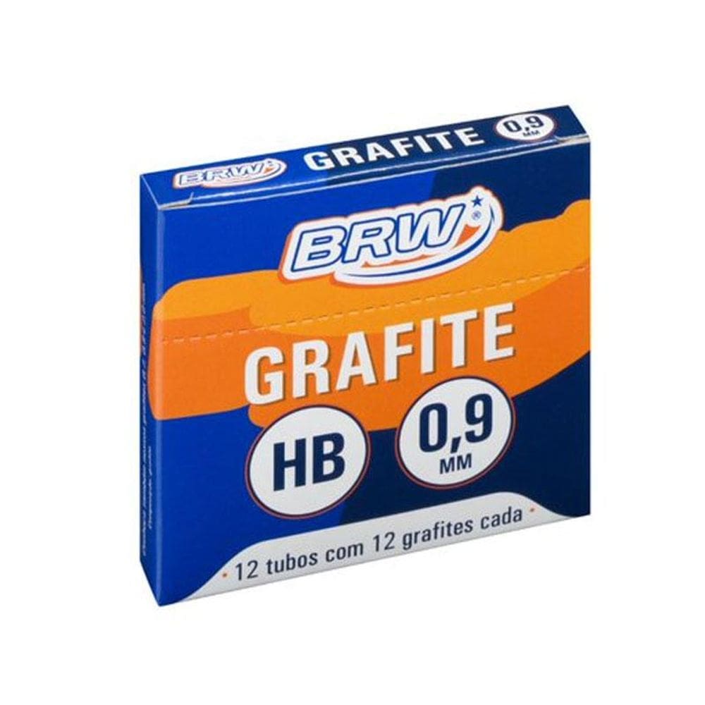 Grafite 0.9mm HB caixa com 12 tubos - BRW