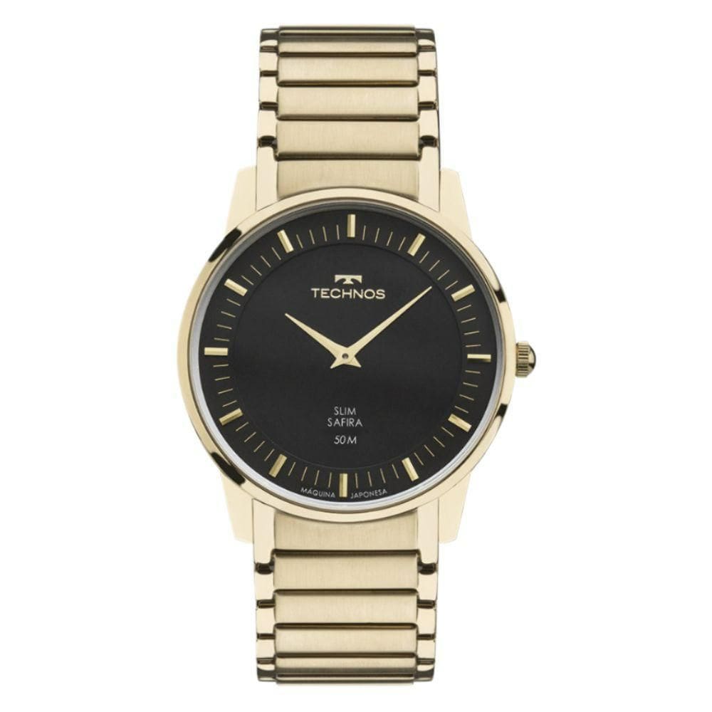 Relógio Technos Masculino Slim Dourado - GL22AA/1P