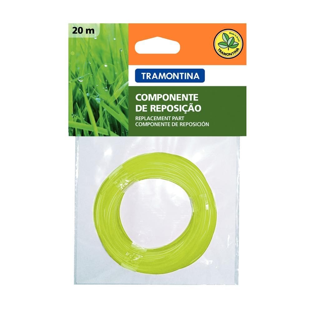 Fio de Nylon 1,8 mm Para Aparador de Grama 20m de Comprimento - Tramontina 78796284
