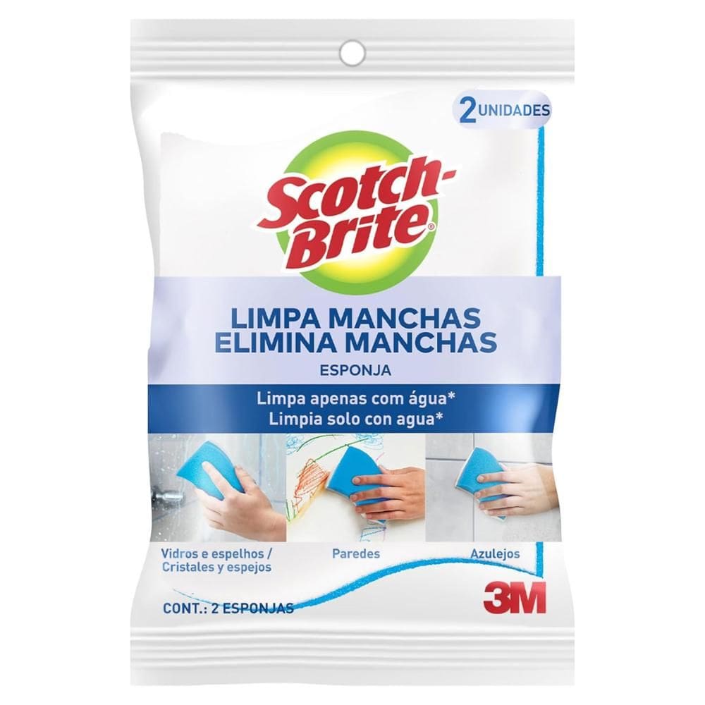 Esponja de limpeza Limpa Manchas Scotch-Brite 2 unid - 3M