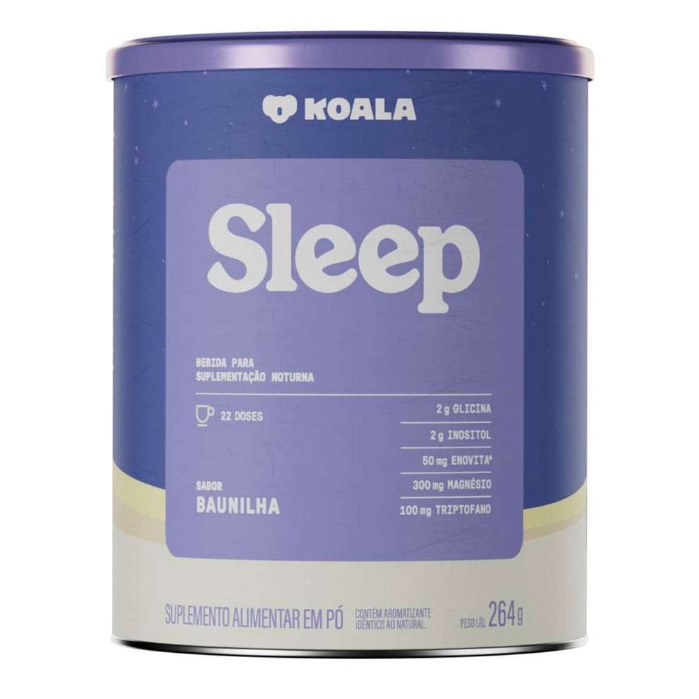 Sleep Koala Suplemento Noturno Sabor Baunilha 264g