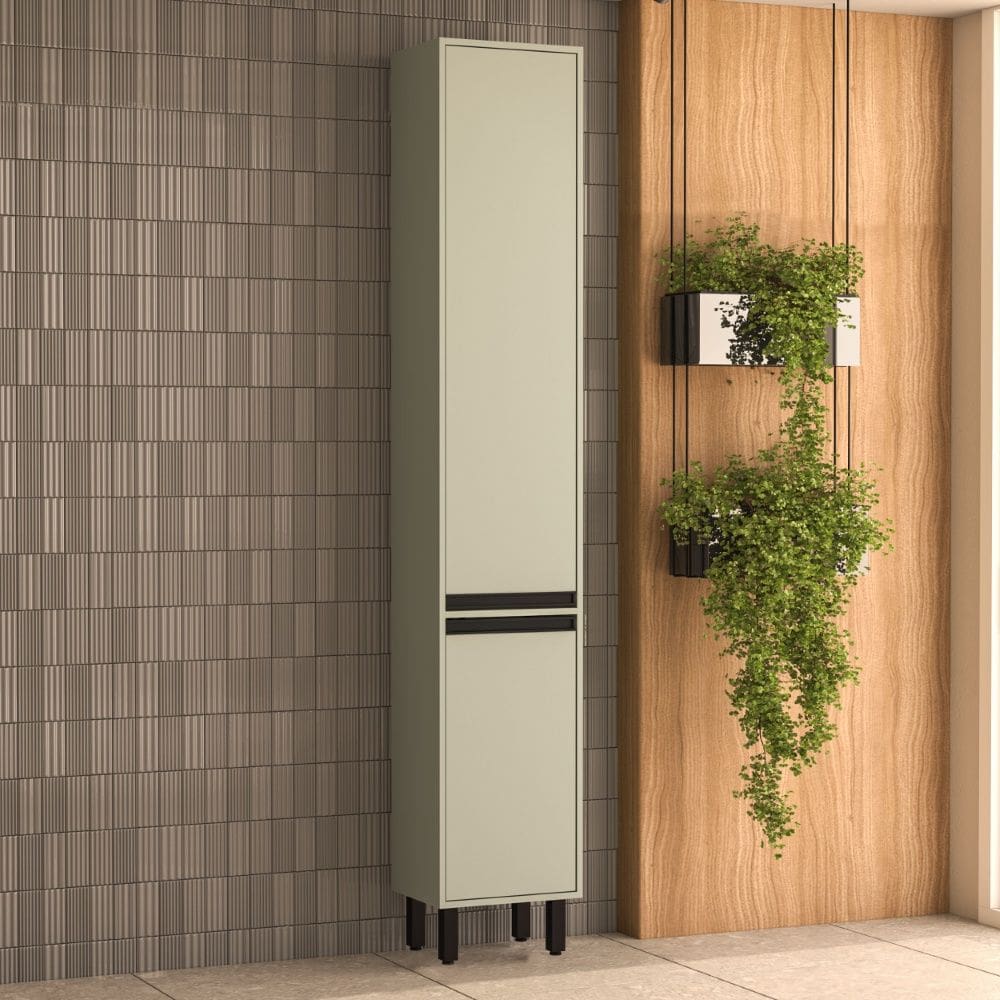 Paneleiro 2 Portas Koya Verde Oliva Politorno Móveis