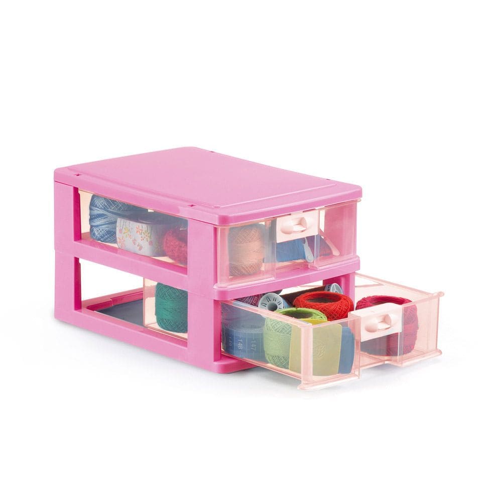 Gaveteiro Organizador Plasnorthon com 2 Gavetas - Item Variado