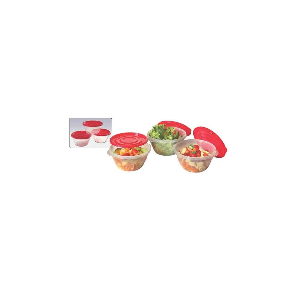 Conjunto de Potes São Bernardo Multiclick em Plástico com 3 Peças 1,8L - Item Variado