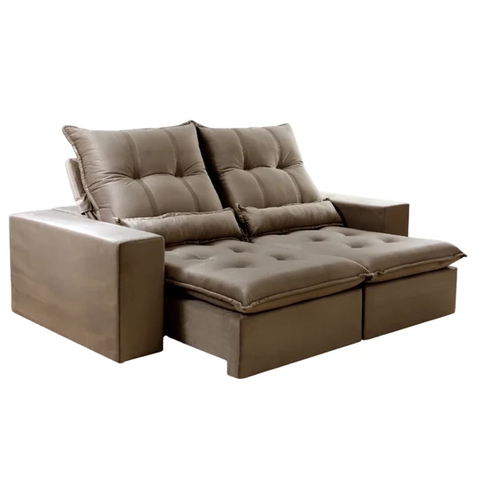 Sofá Retrátil e Reclinável Prisma 1,90m - Montagem Inclusa