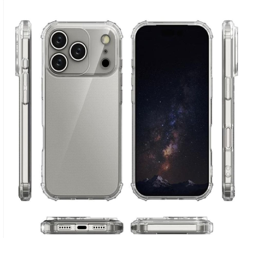 Capa Capinha Antishock Reforçada Transparente Para Ipphone 17 Pro