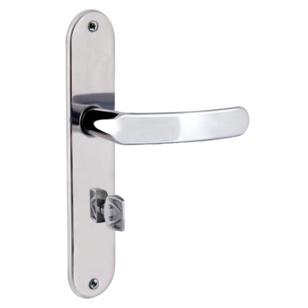 Fechadura de Aço Inox Polido Premium /71 para Banheiro - 71981 - ALIANÇA