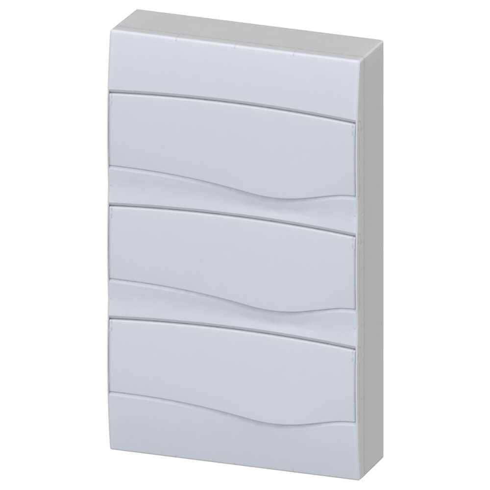 Centro de Distribuição de Sobrepor para 36 Disjuntores com Porta Opaca DIN IP40 - 096.200.045 - BRUM