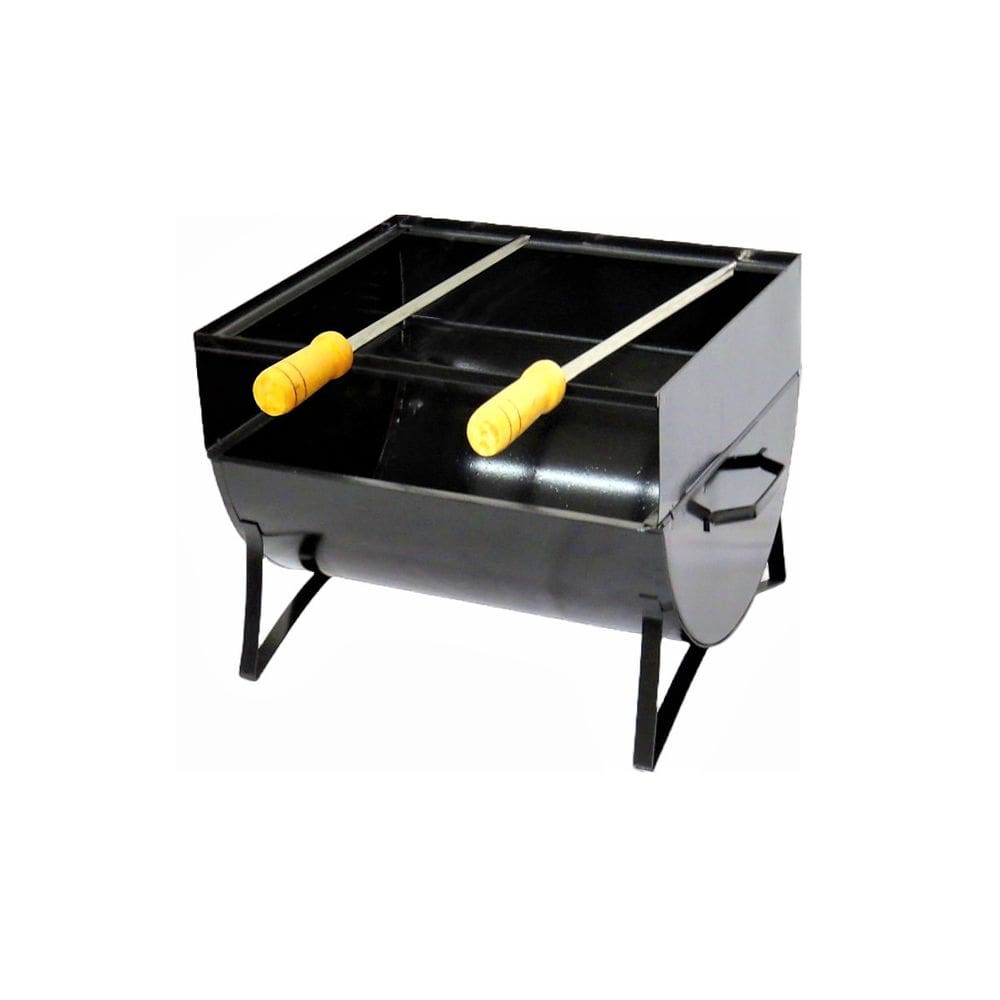 Churrasqueira Praia Campo Aço Carbono 2 Espeto FE 30x28x24cm