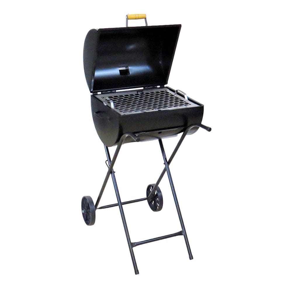 Churrasqueira Master Grill Grelha Carrinho e Roda 95x38x30cm