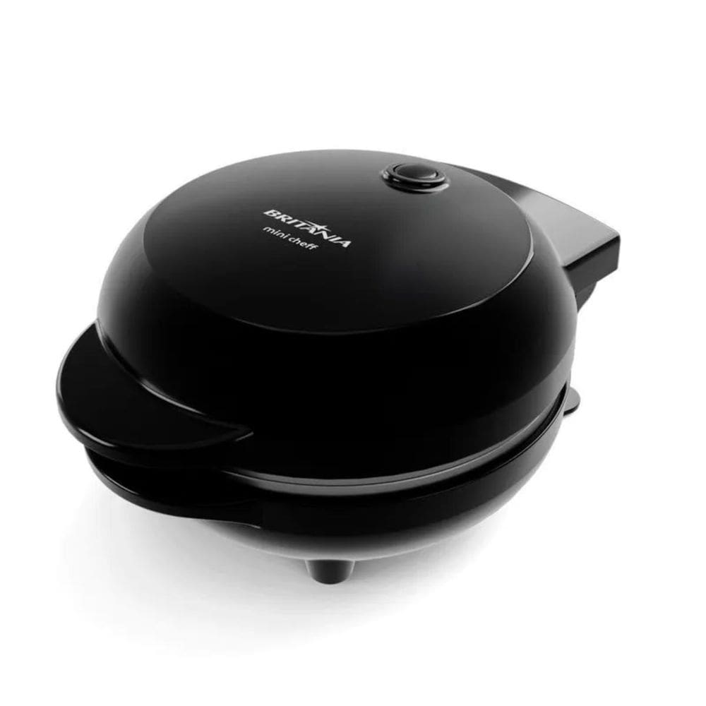 Mini Máquina de Waffle Maker Pequena Chapa Antiaderente 550w Compacta Britânia