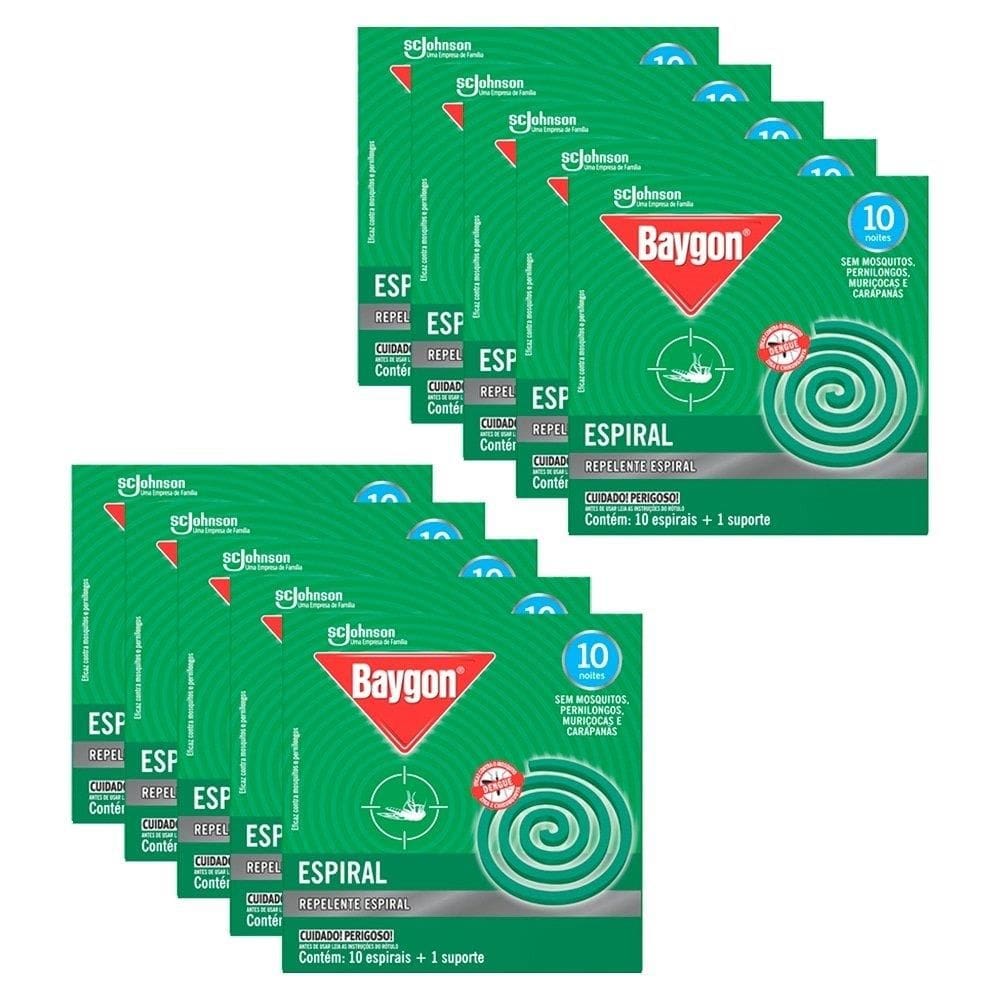 Proteção em Espiral Contra Mosquitos – 10 Unidades
