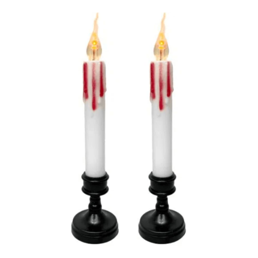 Vela Branca Com Sangue LED C/02 Unidades