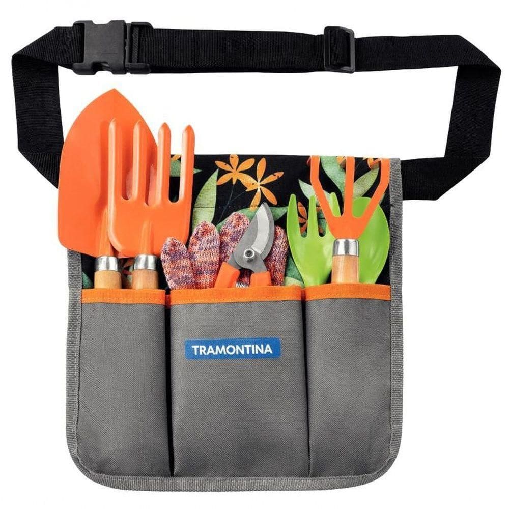 Conjunto Cinto Para Jardinagem Tramontina 8 Peças