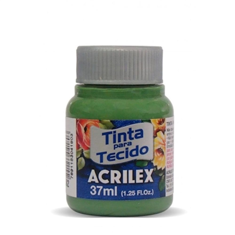 Tinta Para Tecido Fosca 37Ml Verde Grama - Acrilex