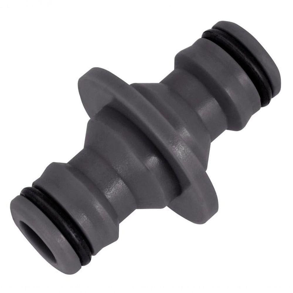 Conector De 2 Engates Rápidos Tramontina Para Mangueiras 1/2 5/8 3/4