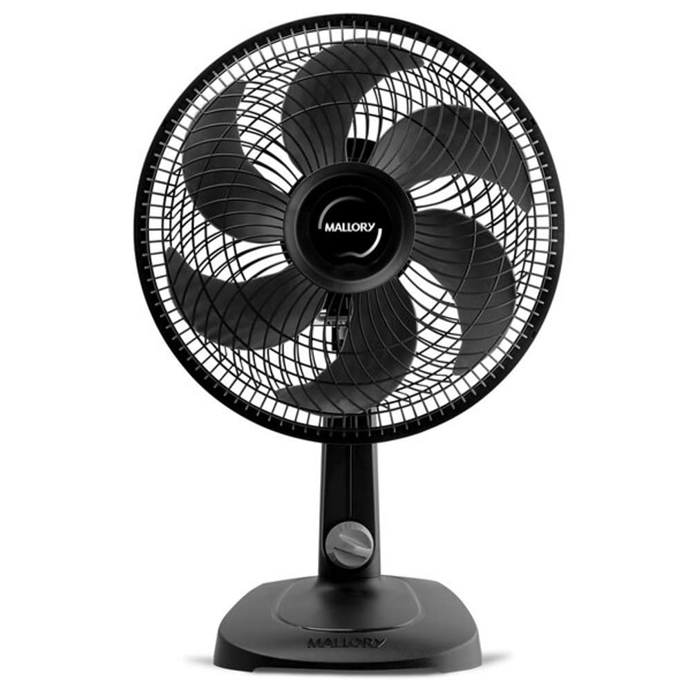 Ventilador de Mesa Mallory 30cm 220V Preto Turbo Compact