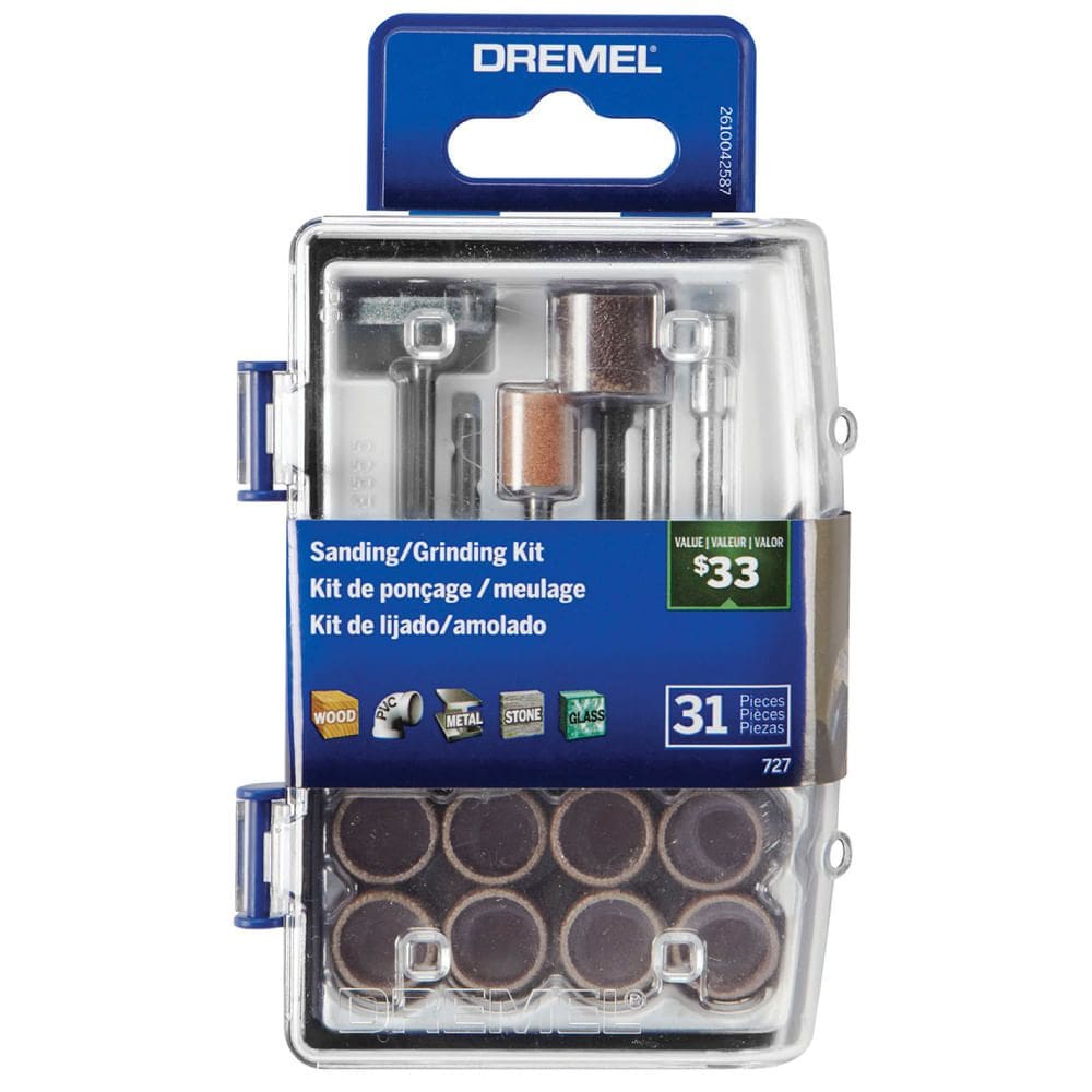 Kit de 31 acessórios para Lixar e Esmerilhar - 26150727AB000 - DREMEL