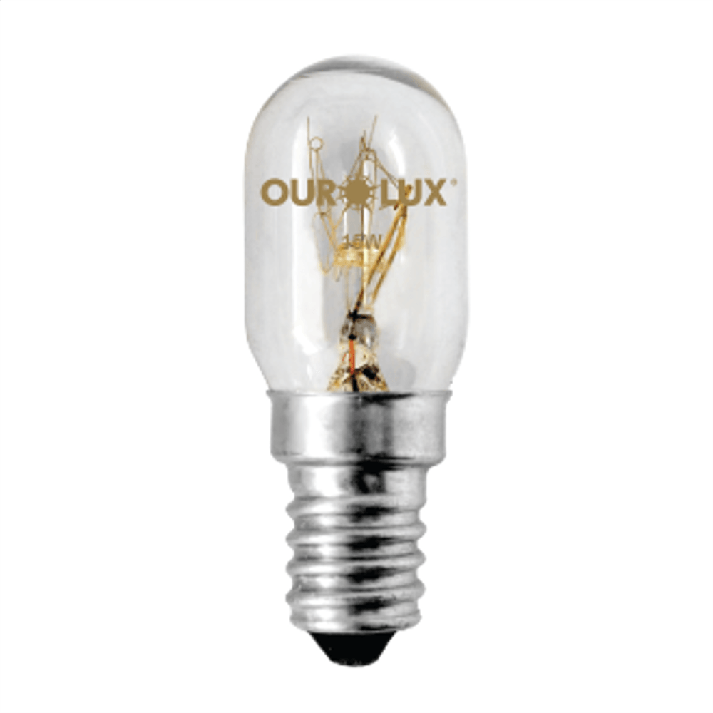 Lâmpada Incandescente para Micro-ondas e Geladeira 15W 127V E14 - 02039 - OUROLUX