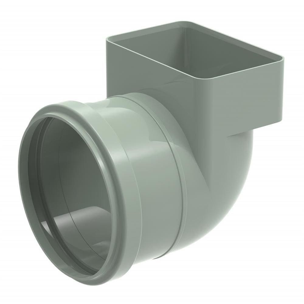 Joelho 90° Transição Aquapluv Esgoto Retangular 100X65X100mm - 32196071 - TIGRE