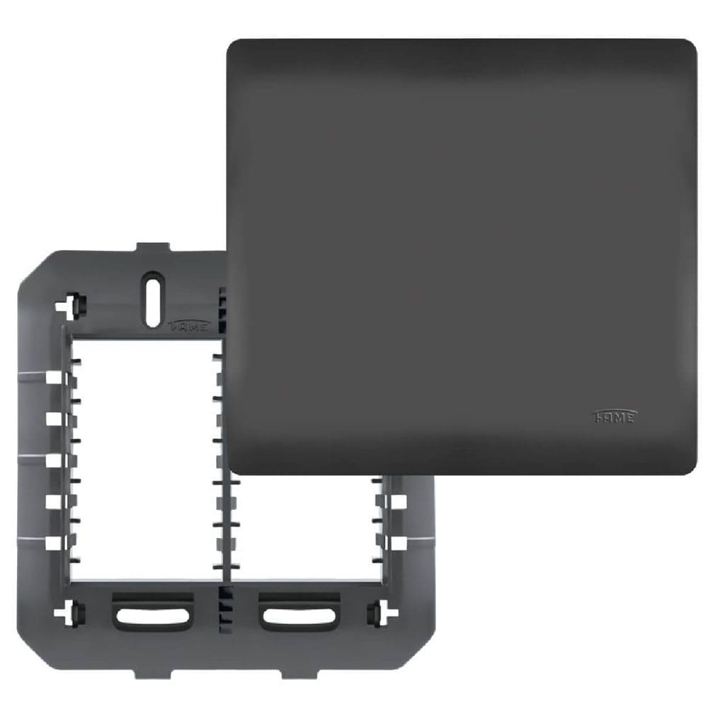 Placa 4x4 com Suporte Cega Habitat Black - 4077 - FAME