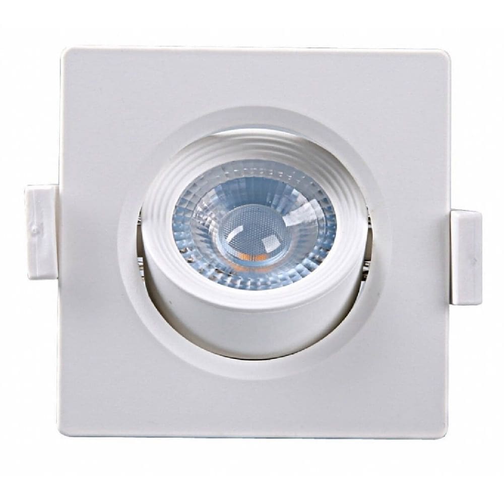 Spot LED Quadrado Embutir MR16 ALLTOP 5 Watts 3000K - 15090193 - TASCHIBRA