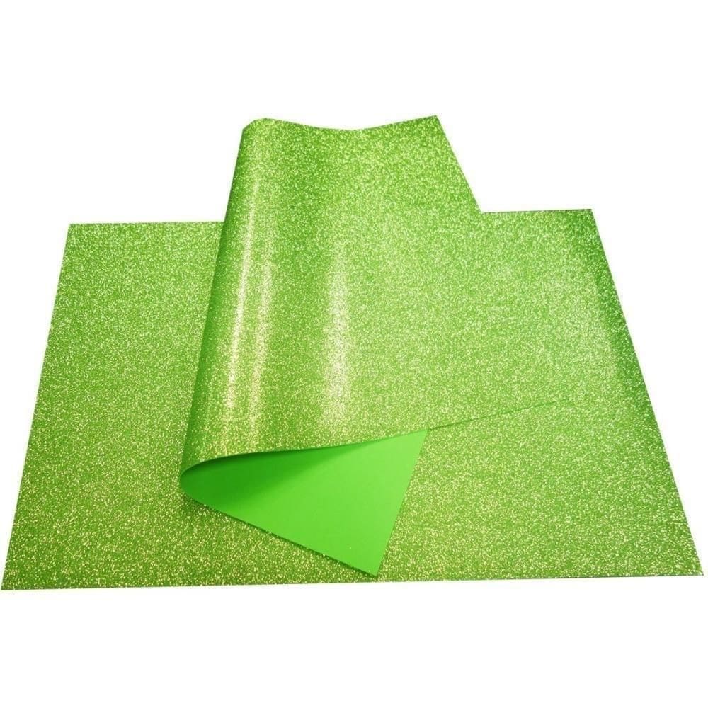 Placa Em Eva Com Gliter 40X60Cm Verde Bandeira