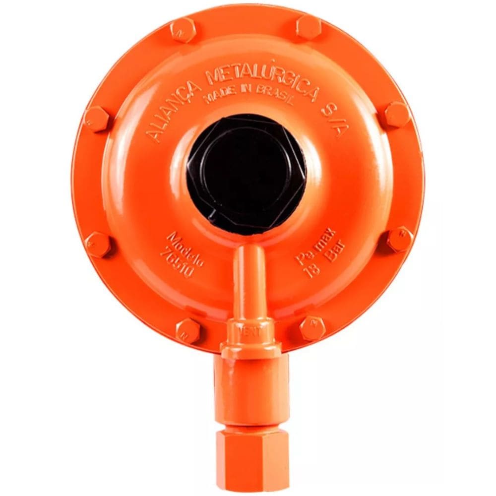 Regulador De Gás Doméstico Laranja 76510/01 - 019013 - ALIANÇA