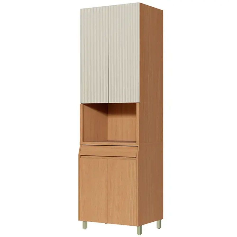 Paneleiro Torre Quente Simone Mendes 4 Portas 1 Gaveta MDF Nesher