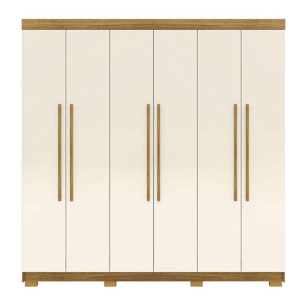 Guarda-Roupa Alto 6 Portas 2 Gavetas Norway