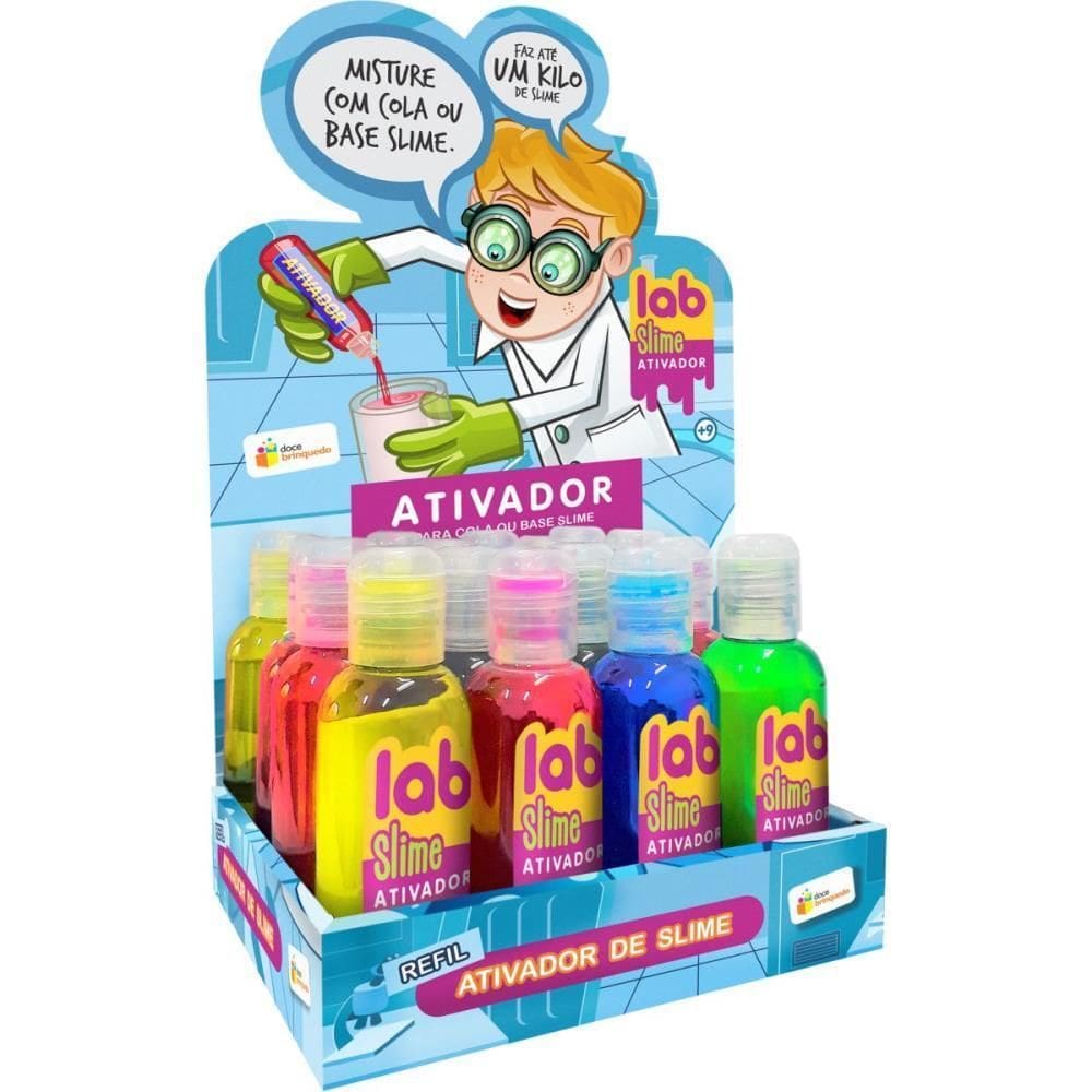 Slime Ativador Lab Slime Display Com 16Un