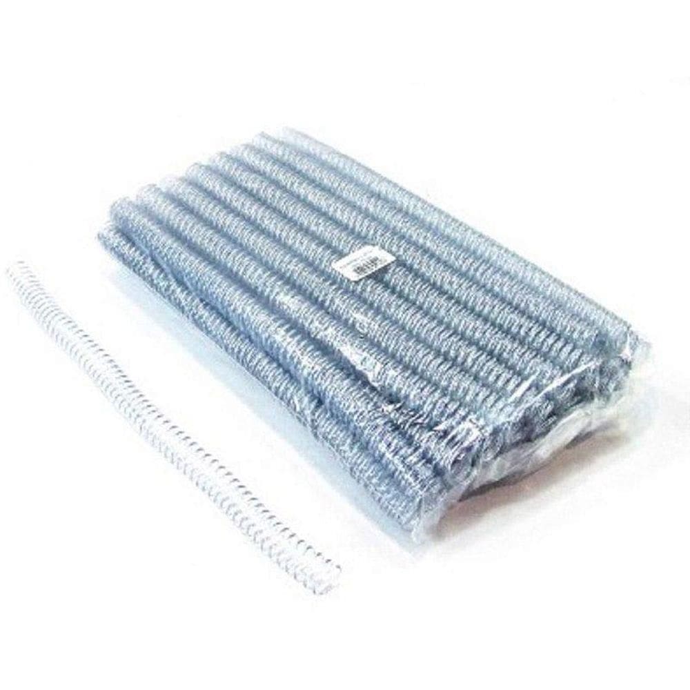 Espiral Para Caderno 17 Mm Transp. Com 100 Unidades