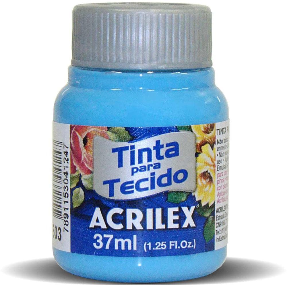 Tinta Tecido Fosca 037Ml Azul Celeste