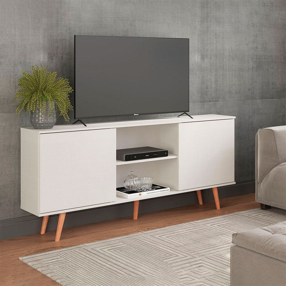 Rack Aparador para Sala TV 65 Pol 180 x 79 Cm MDP 0635 Menu Móveis