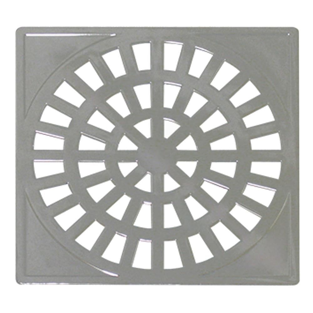 Grelha Quadrada Cromada 15x15cm sem Suporte - GR6 - ASTRA