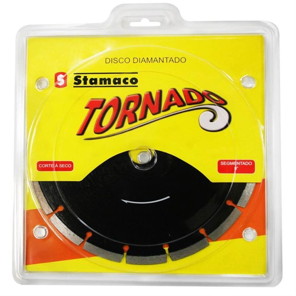 Disco Diamantado Tornado Segmentado 9”” - 4691 - STAMACO