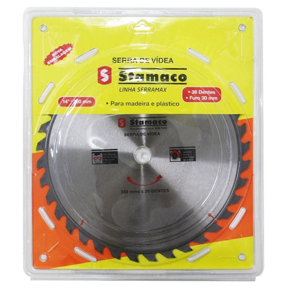 Disco de Videa Serra Serramax 350mm 36 Dentes - 2215 - STAMACO