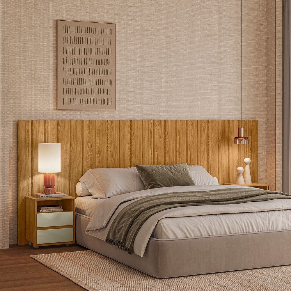 Cabeceira Extensível Frida Cumaru Opala Madetec