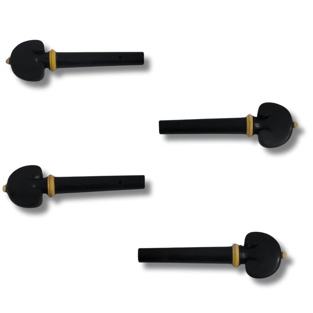 Cravelha Violino Ebano Wood Zellmer Kit Com 4
