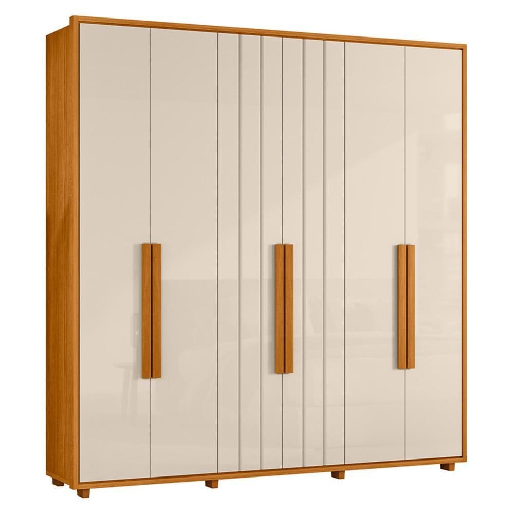 Guarda Roupa Casal Veronese Ripado 6 Portas - Madetec